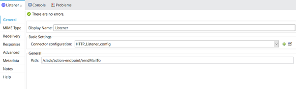 Listener Config